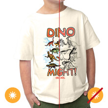 T-shirt enfant Crew - Dino Might - Beige par DelSol pour enfants - 1 T-shirt (2T)