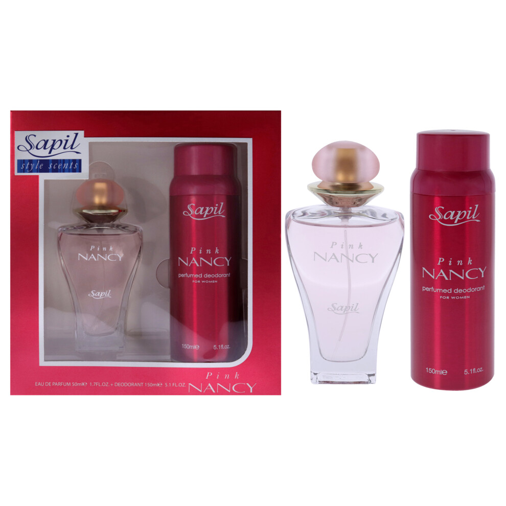 Nancy Pink Di Sapil Per Donna - Cofanetto Regalo Da 2 Pezzi: Edp Spray Da 1,7 Oz, D Da 5,1 Oz