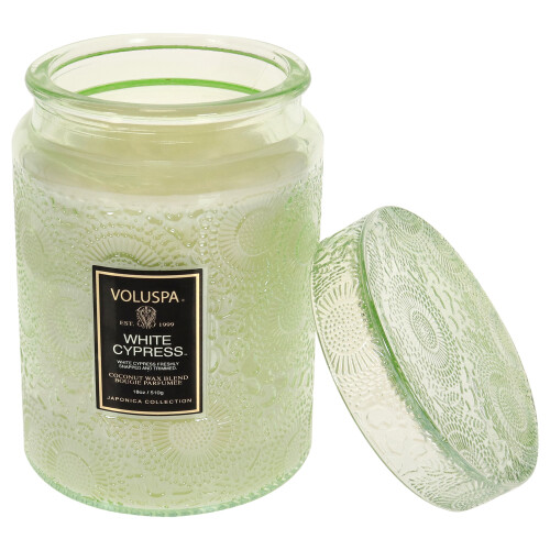 Voluspa Λευκή Κυπαρίσσι - Μεγάλο από Voluspa για Unisex - 18 oz Κερί