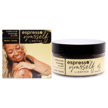 Peeling kawowy - Wanilia firmy Koffee Beauty dla unisex - 4 uncje Scrub