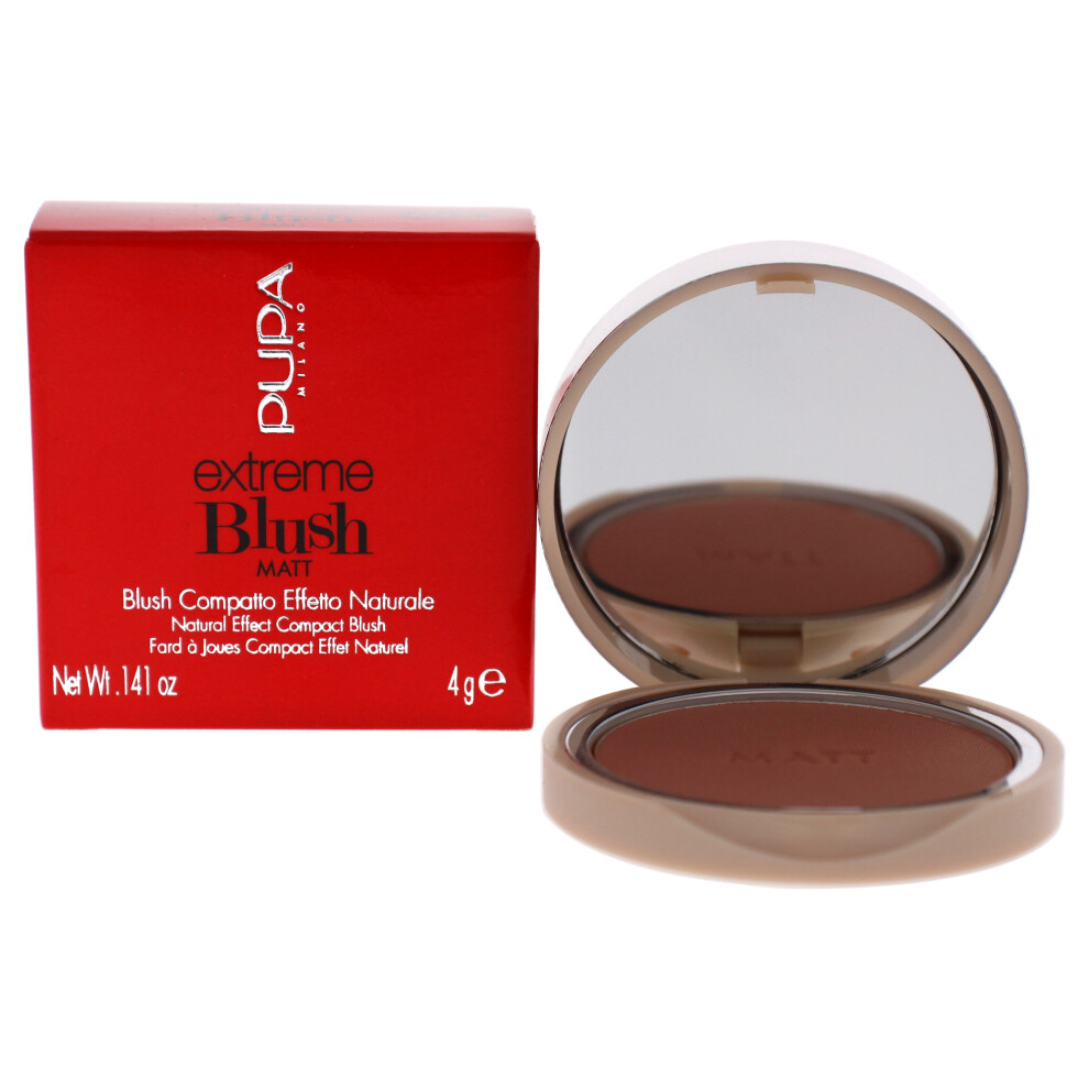 Pupa Milano Brown Extreme Blush Matt - 005 Rose By For Women - 0.141 O