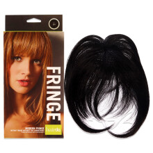 Clipe de franjas modernas em Bang - R1 preto por penteado para mulheres - 1 PC Extens o de cabelo