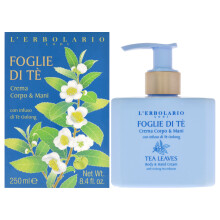 Crema corpo e mani - Foglie di tè di Lerbolario per unisex - 8,4 oz Cre
