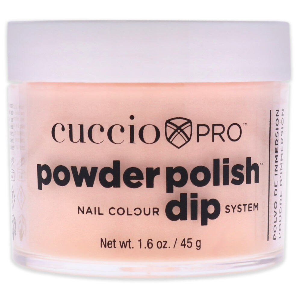 Cuccio Cor Peach Pro Powder Polish Nail Colour Dip System - Sorbet By Cuccio Colour For Women - 1.6 Oz Nail Powder