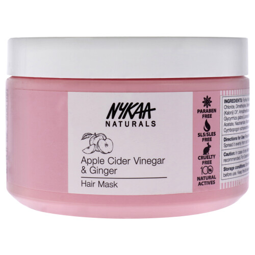 Μάσκα Μαλλιών - Ξύδι Μήλου και Τζίντζερ από Nykaa Naturals - 6.76 oz