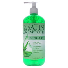 Satin Cool Aloe Skin Soother Gel frn Satin Smooth fr unisex - 16 oz Gel