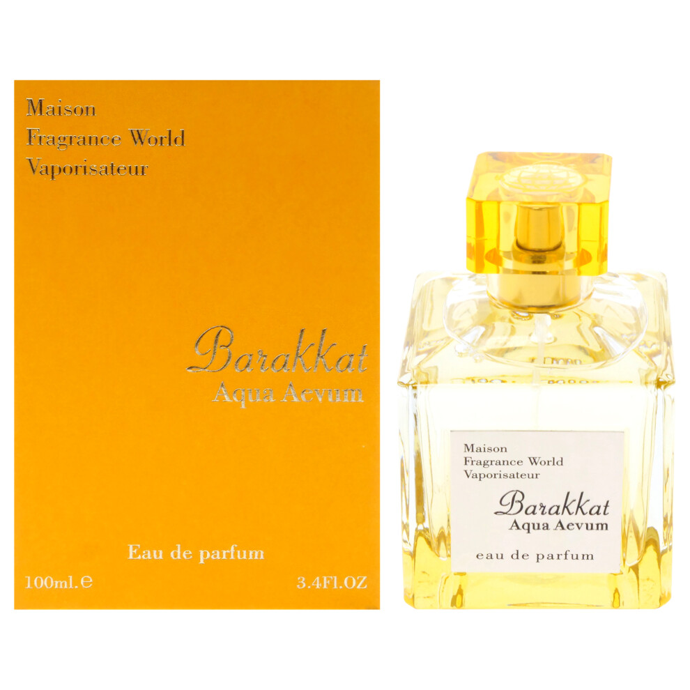 Fragrance World Maison Barakkat Aqua Aevum By For Unisex - 3.4 Oz Edp