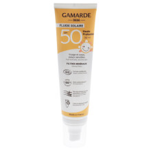 Cremă de soare, Gamarde, Bio, Protecție solară, Față și corp, SPF 50, 100 ml
