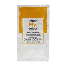Złoty szampon Infuse My Color dla unisex - 15 ml szampon