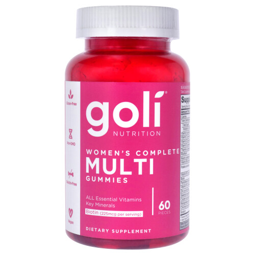 Goli Nutrition, Multi Complet Femmes Gummies, 60 Pièces