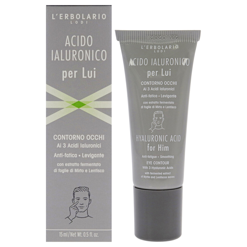 Lerbolario Hyaluronic Anti-Fatigue Smoothing Eye Contour By For Men