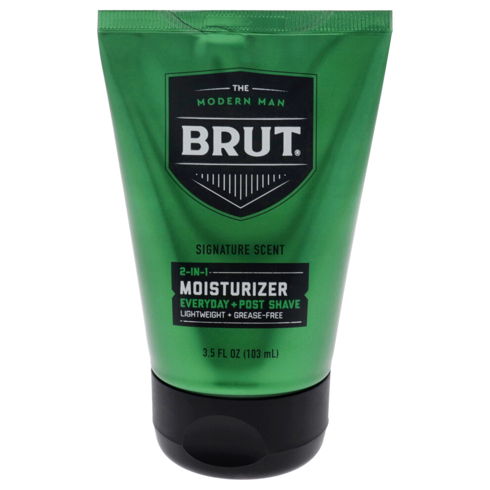 Signature Scent 2 in 1 Moisturizer Post Shave by Brut for Men - 3.5 oz