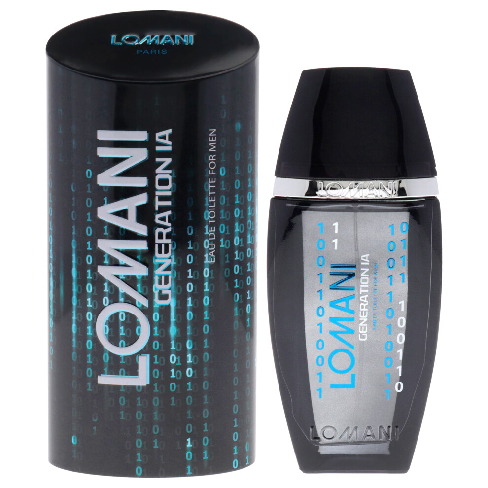 Generation Ia By Lomani For Men – 3,3 Oz Edt Spray-image