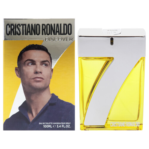 Christiano Ronaldo CR7 Discover di Cristiano Ronaldo per uomo - Spray EDT da 3,4 oz