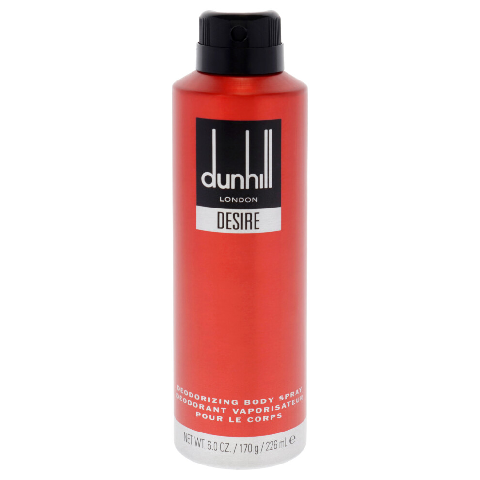 Desire Red London by Alfred Dunhill for Men - 6 oz Deodorizing Body Sp