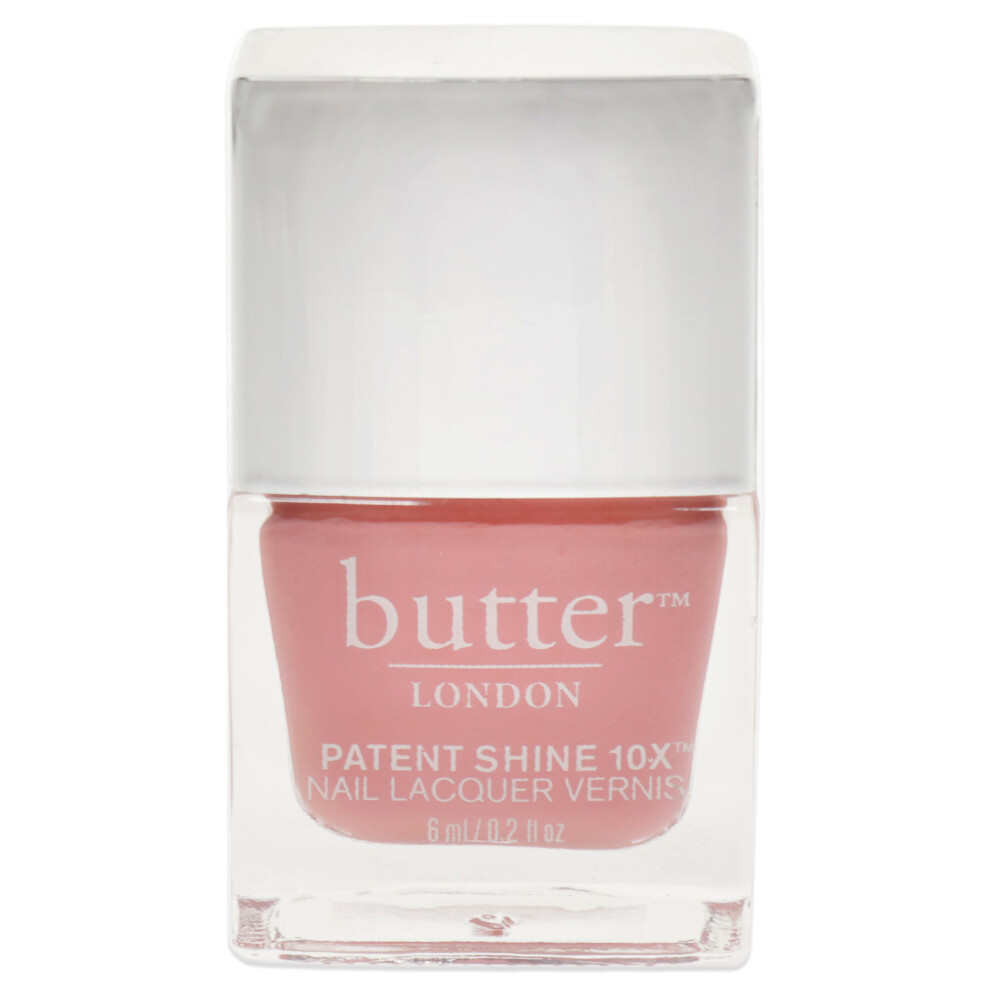 Patent Shine 10X Nail Lacquer - Trout Pout by Butter London for Women - 0.2 oz Nail Polish