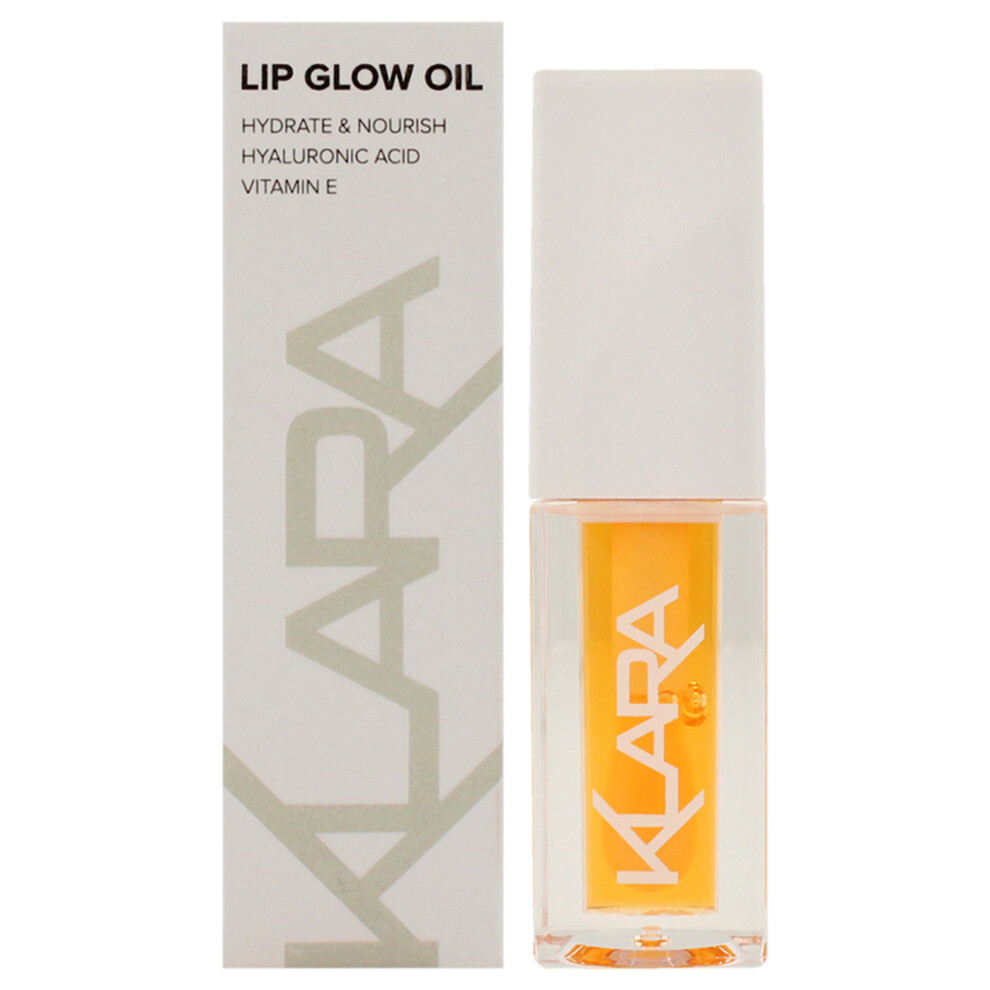 Klara Cosmetics Olio Labbra Idratante - Labbra Nutrienti E Brillanti - Con Acido Ialuronico E Vitamina E - Honey - 6 Ml-image