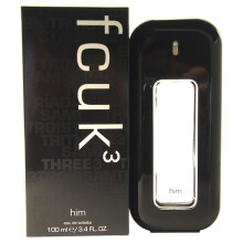 fcuk 3 de French Connection Reino Unido para hombres - Spray EDT de 3,4 oz