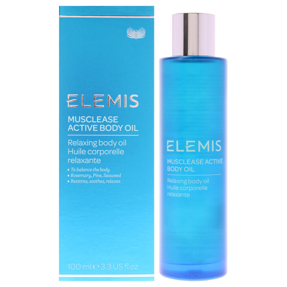 Musclease Active Body Oil by Elemis for Unisex - 3.3 oz Oil