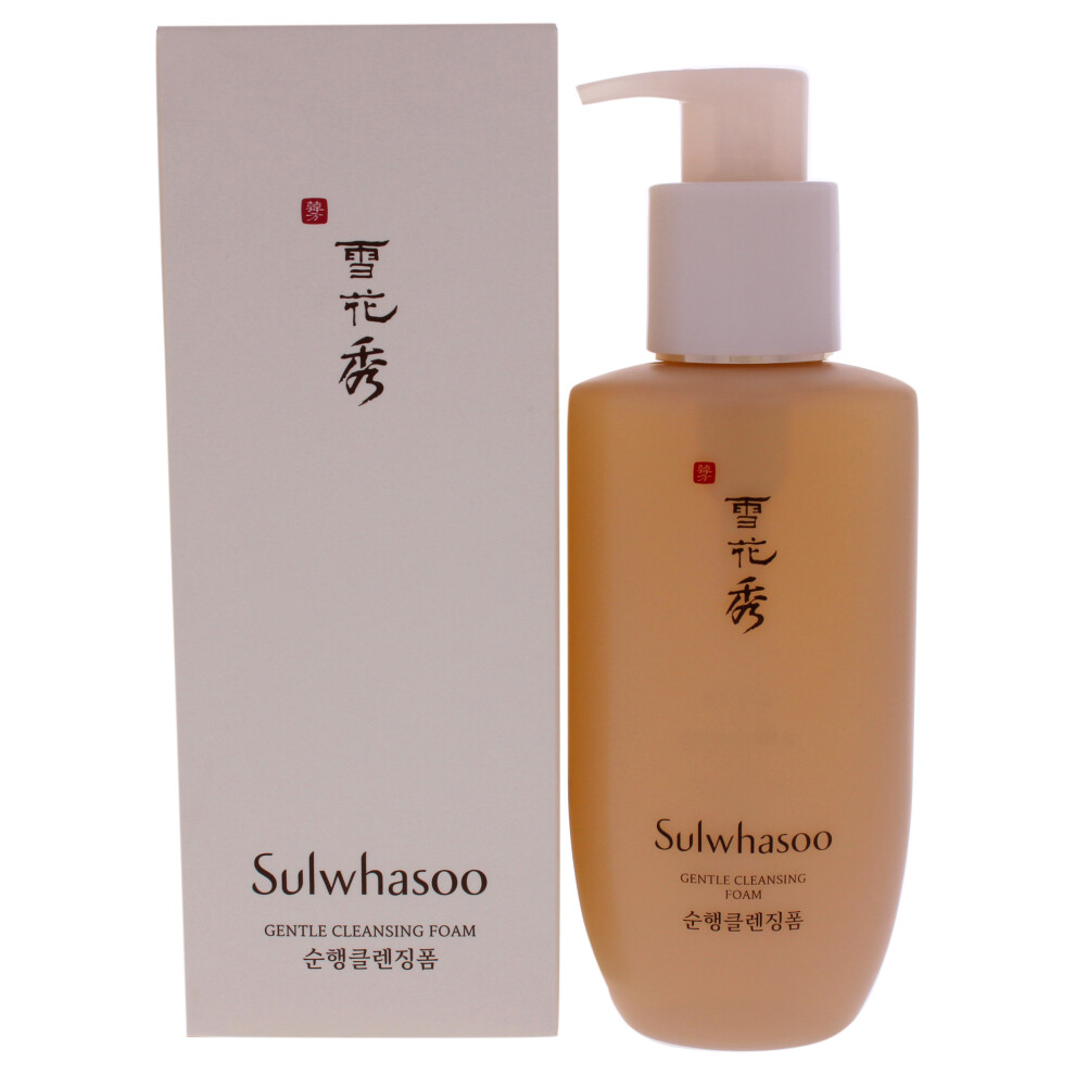 Sulwhasoo Gentle Cleansing Foam For Women – 6.76 Oz Hydrating Cleanser That Gently Removes Dead Skin Cells For Smooth, Moisturized Skin
