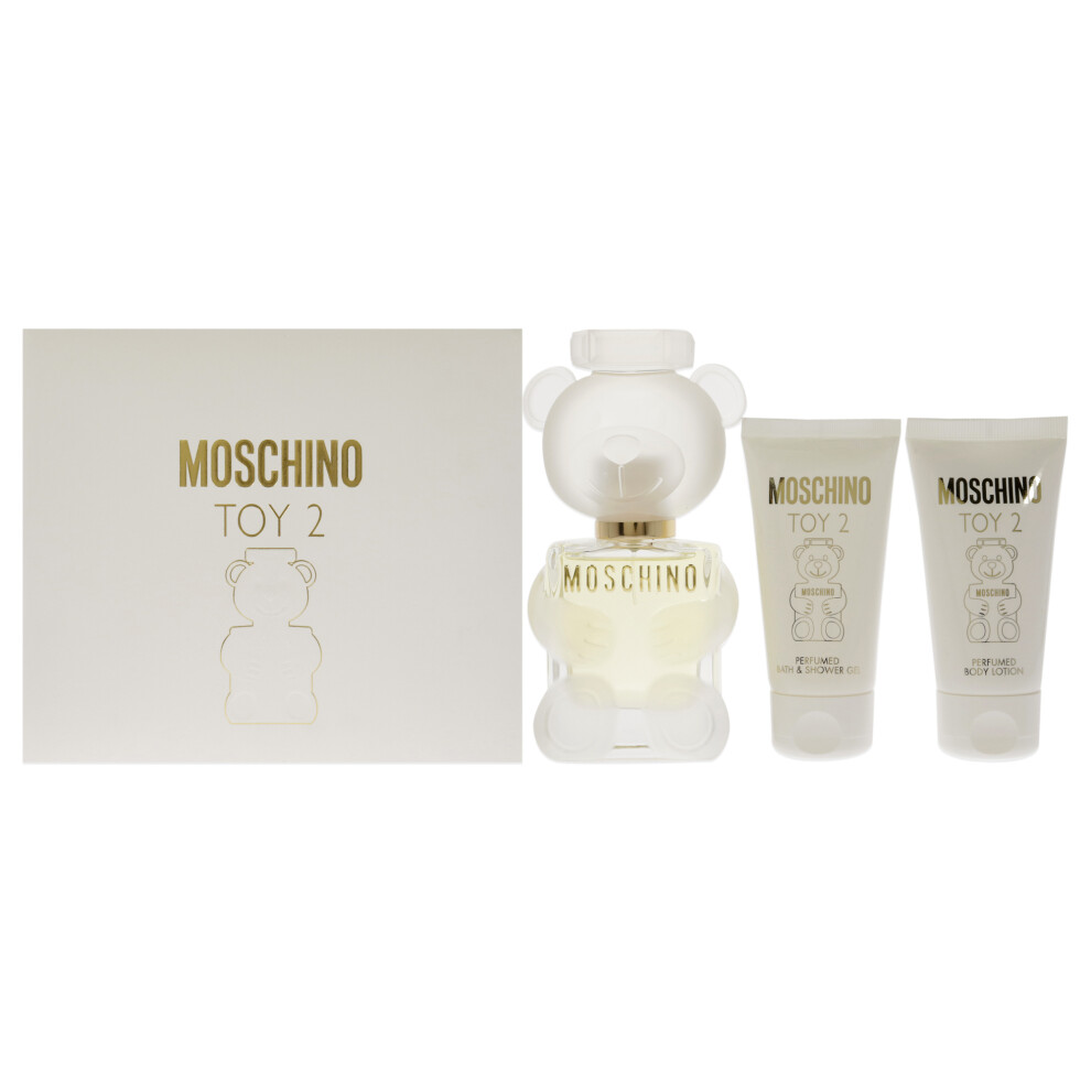 Moschino Toy 2 By For Women - 3 Pc Gift Set 1.7Oz Edp Spray,