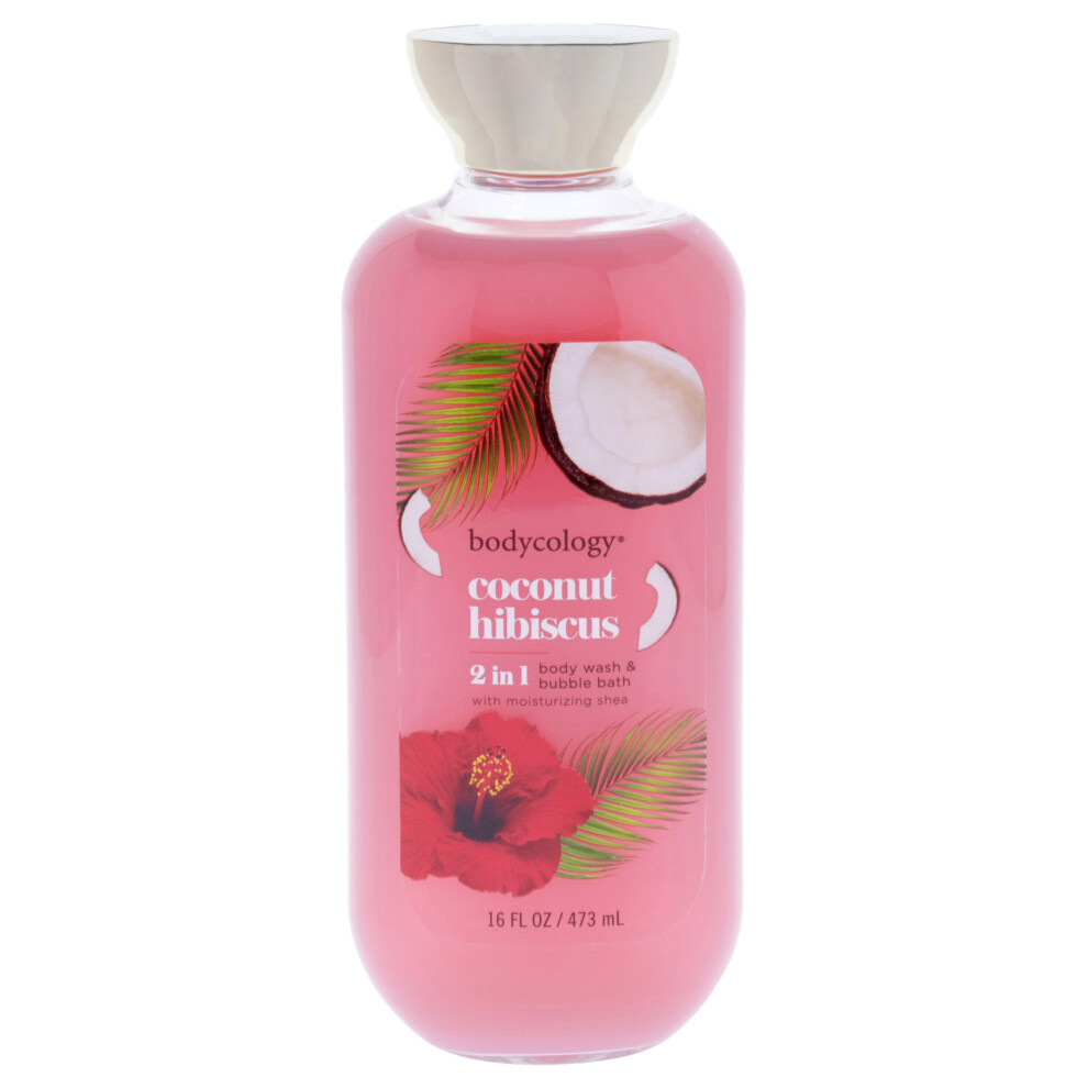 2 in 1 Body Wash and Bubble Bath - Coconut Hibiscus by Bodycology for-image-OPC-PFK8PGT-NEW
