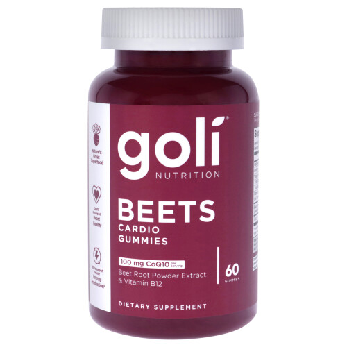 Goli Nutrition, Gommes Betterave Cardio, 60 Gommes