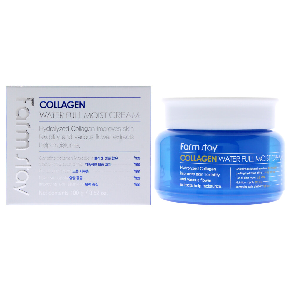 Farmstay Cream Collagen Water Full Moist By For Women - 3.5 Oz