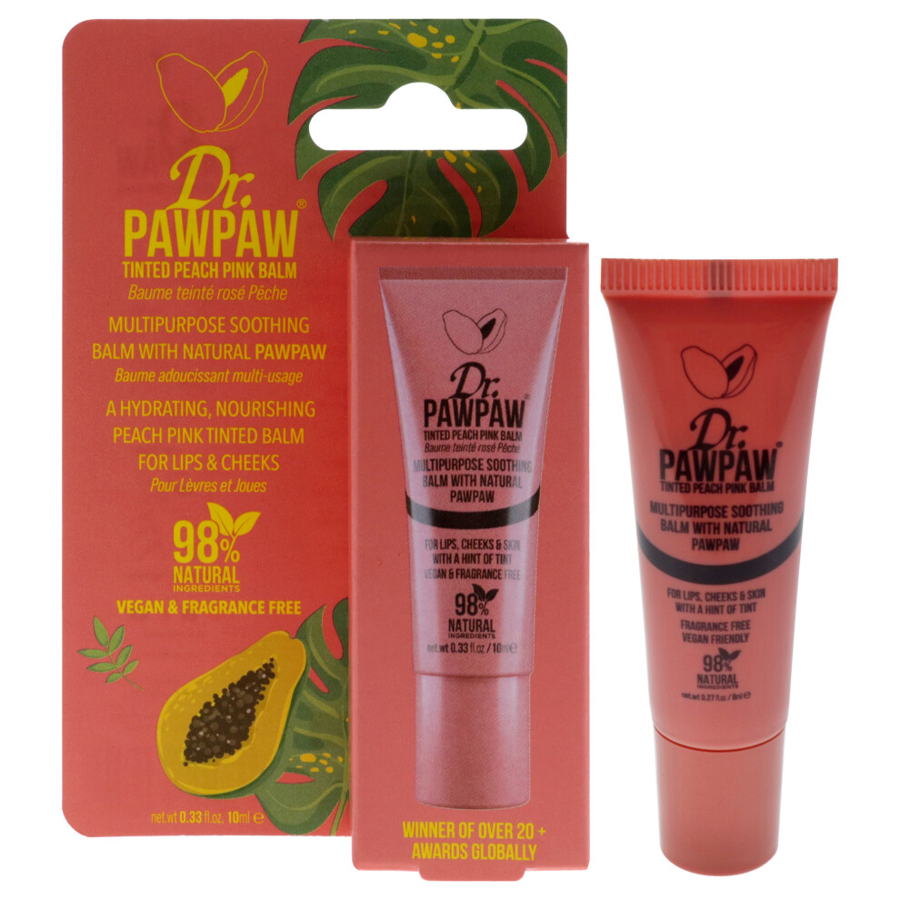 Dr Paw Paw Peach/Pink Multipurpose Soothing Tinted Balm - By Dr. Pawpaw For Women