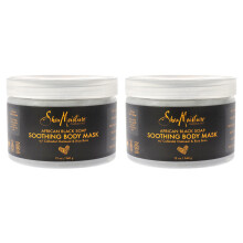 Beruhigende Körpermaske mit afrikanischer schwarzer Seife – 2er-Pack von Shea Moisture – 340 g