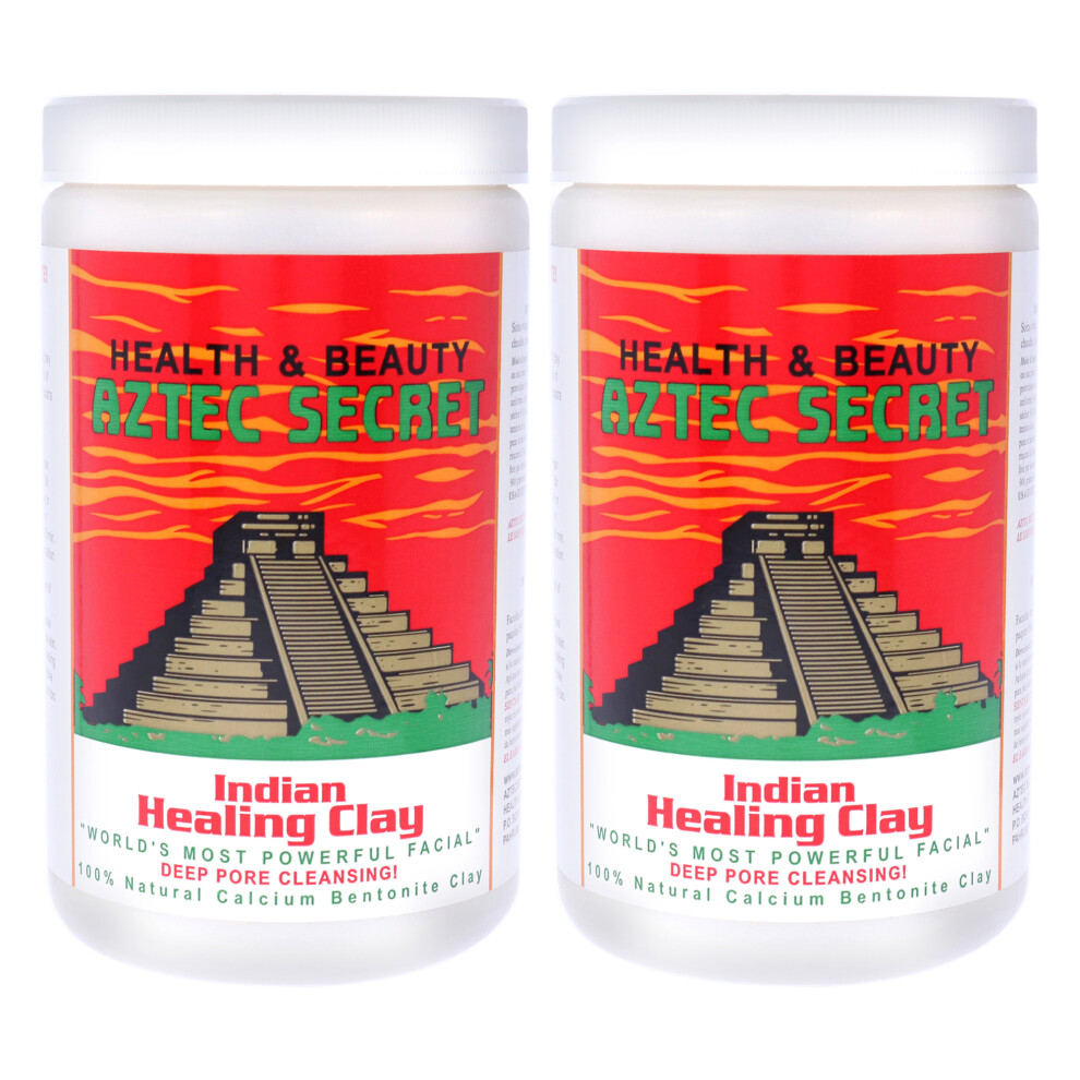 Aztec Secret Indian Healing Clay By For Unisex - 2 Lb Clay - Pack Of 2