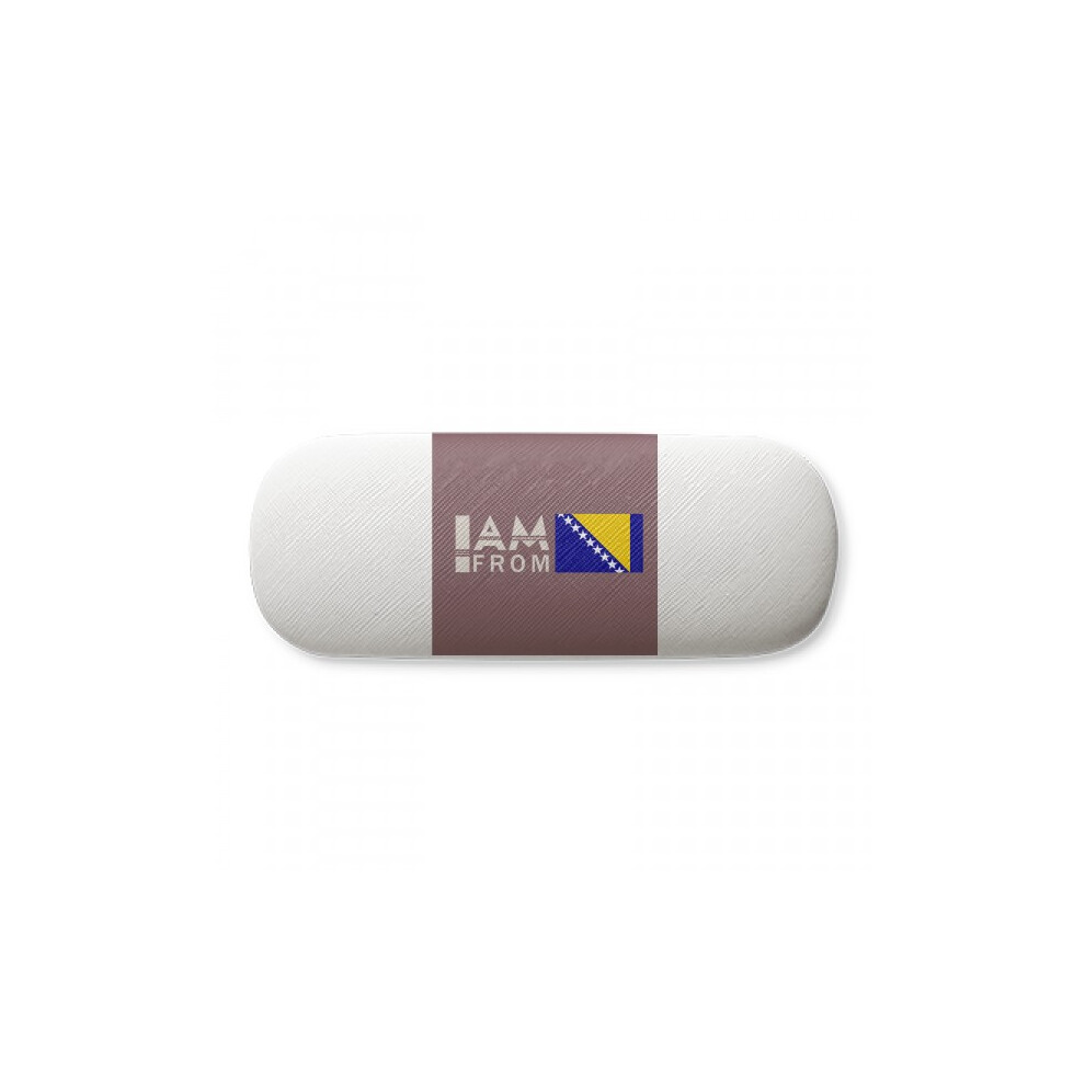 Diythinker I Am From Bosnia And Herzegovina Glasses Case Eyeglasses Hard Shell Storage Spectacle Box