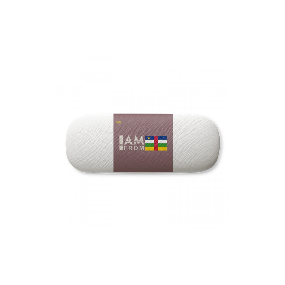 Diythinker I Am From Central African Republic Glasses Case Eyeglasses Hard Shell Storage Spectacle Box