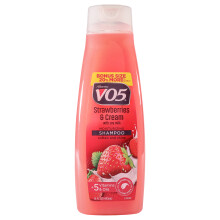 Feuchtigkeitsspendendes Erdbeer-Cremeshampoo von Alberto VO5 für Unisex - 15 oz Shampoo