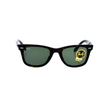 Ray Ban RB 2140-F 902 Wayfarer - Tortoise-Crystal Green by Ray Ban for
