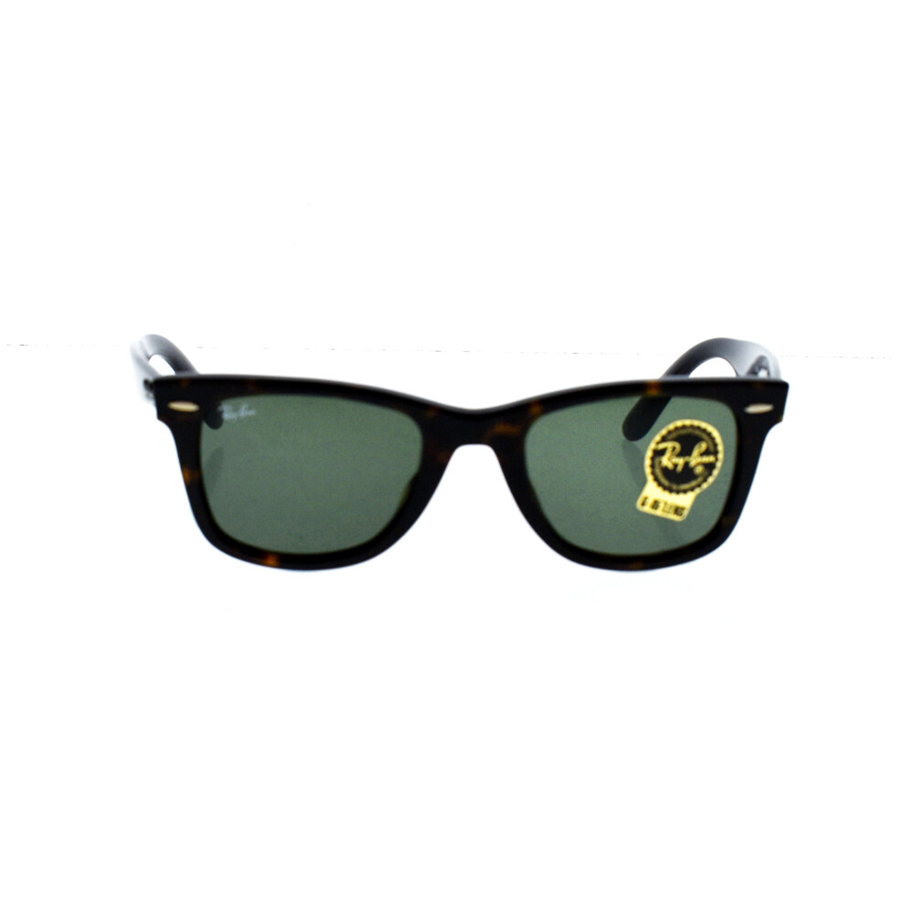 Ray-Ban Ray Ban Rb 2140-F 902 Wayfarer - Tortoise-Crystal Green By Ray Ban For