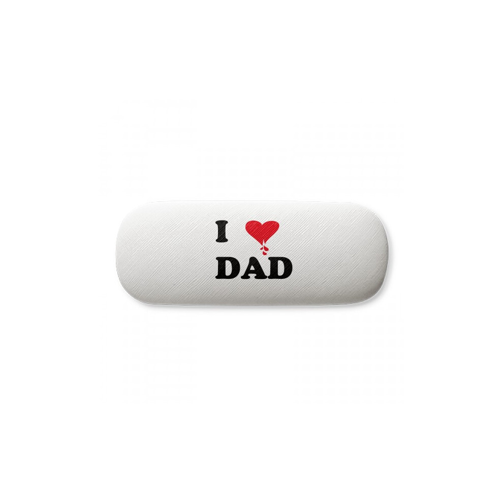 Diythinker I Love Papa Love Happiness Glasses Case Eyeglasses Hard Shell Storage Spectacle Box