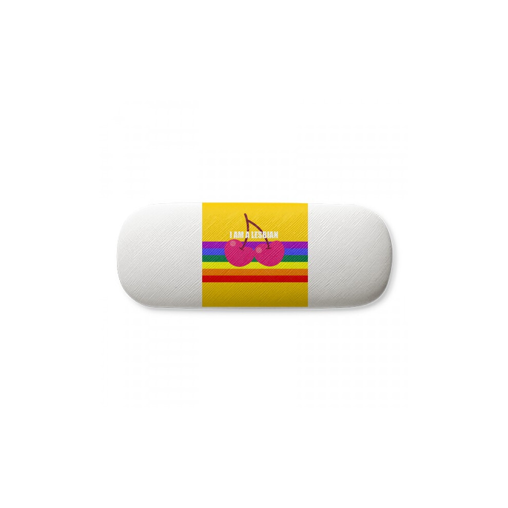 Diythinker I Support Transgender Lgbt Rainbow Glasses Case Eyeglasses Hard Shell Storage Spectacle Box