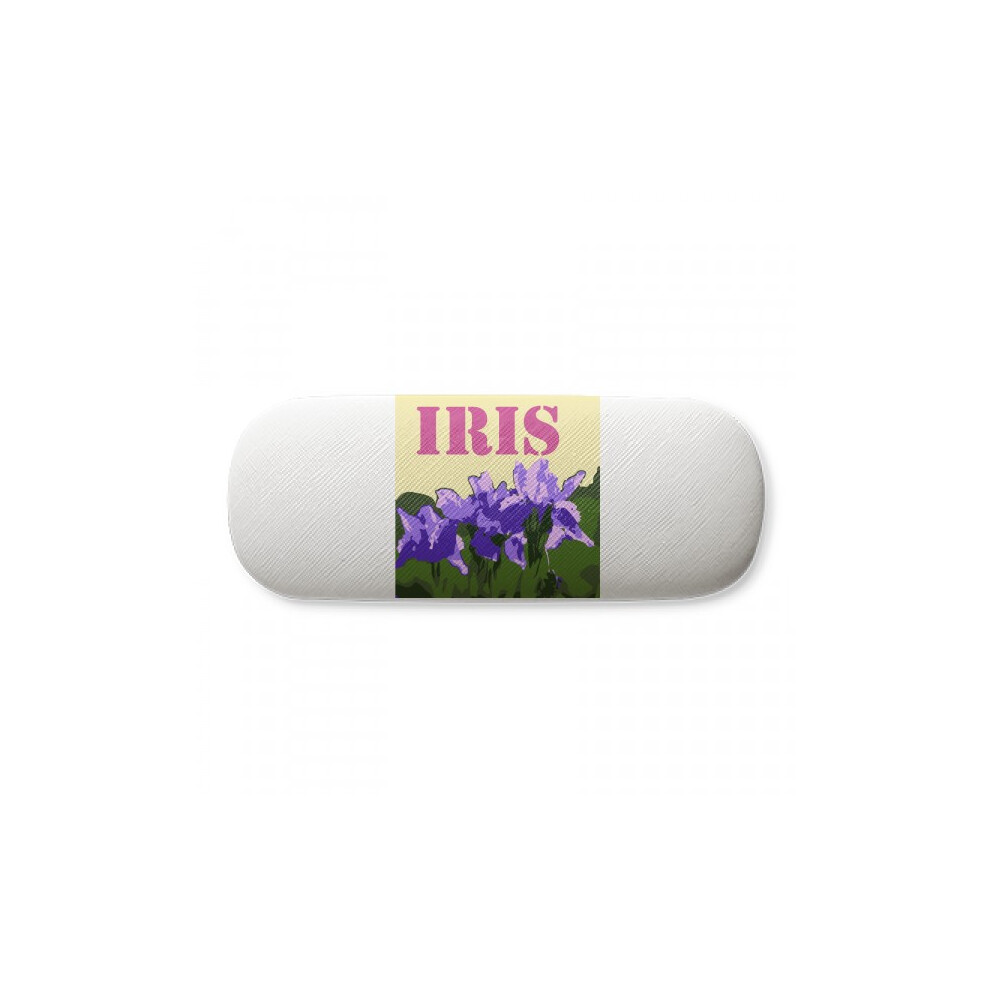 Diythinker Iris France Eu Flower Glasses Case Eyeglasses Hard Shell Storage Spectacle Box