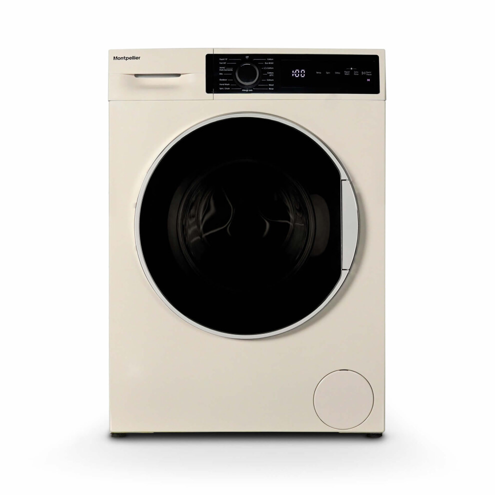 1400rpm 8kg Washing Machine Cream
