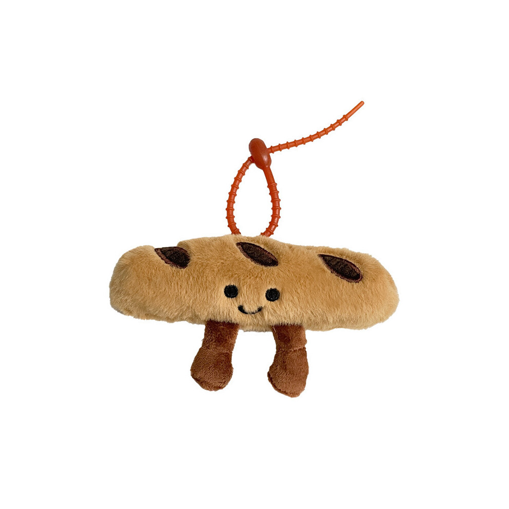 (Baguette) Baguette Croissant Bread Plush Pendant Bag Decoration Keychain Toy Cute Gifts-image-OPC-PFK8TDG-NEW