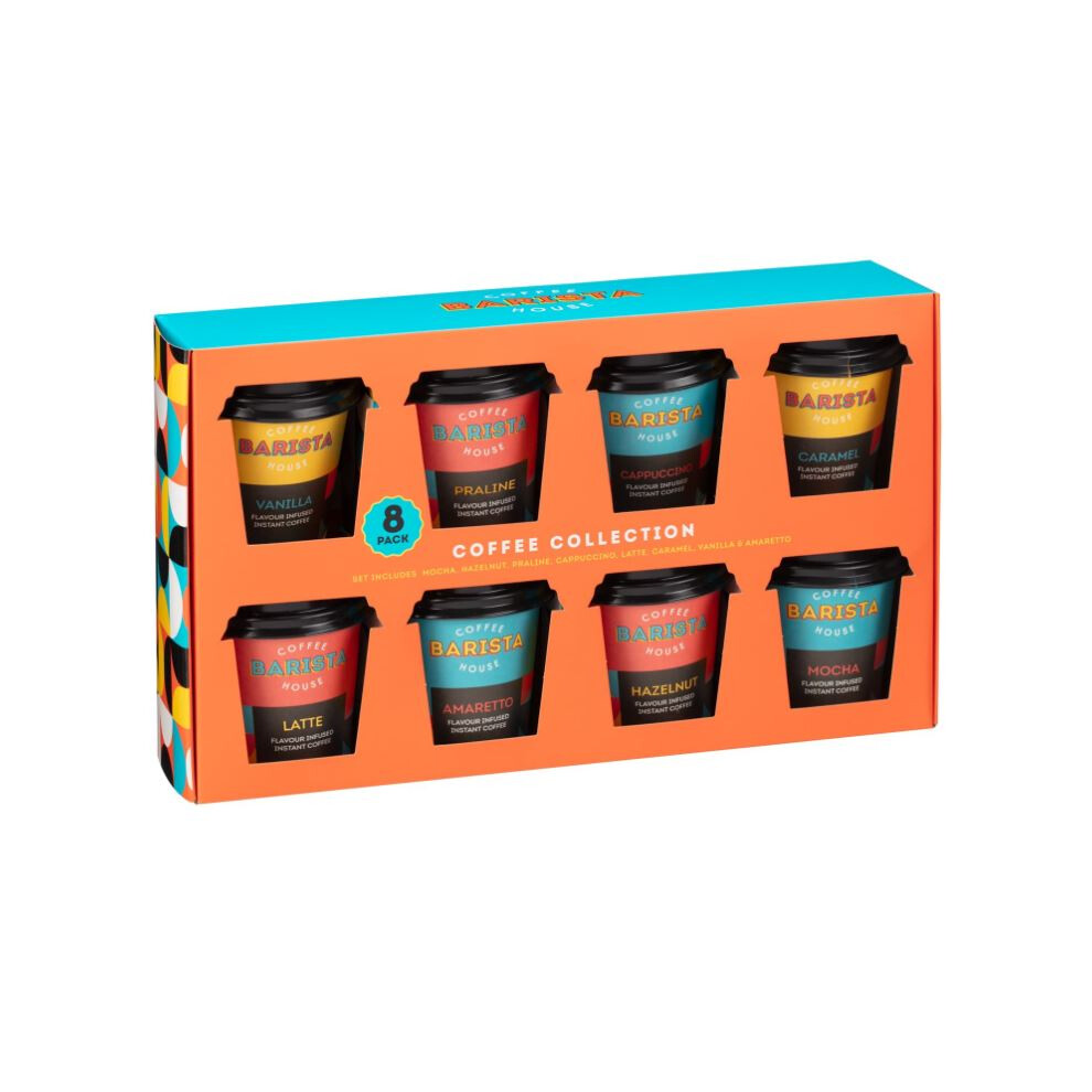 New Assortment Flavours of Coffee Collection Gift Set 8pk.