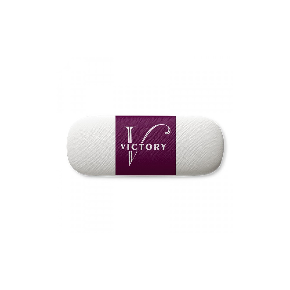 Diythinker Letter Expression Victory Glasses Case Eyeglasses Hard Shell Storage Spectacle Box