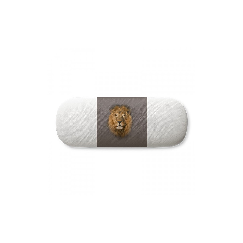 Diythinker Lion Hair Ears Art Deco Fashion Glasses Case Eyeglasses Hard Shell Storage Spectacle Box