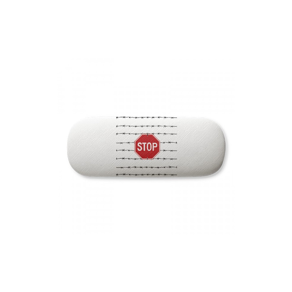 Diythinker Logo No Entry Art Deco Fashion Glasses Case Eyeglasses Hard Shell Storage Spectacle Box
