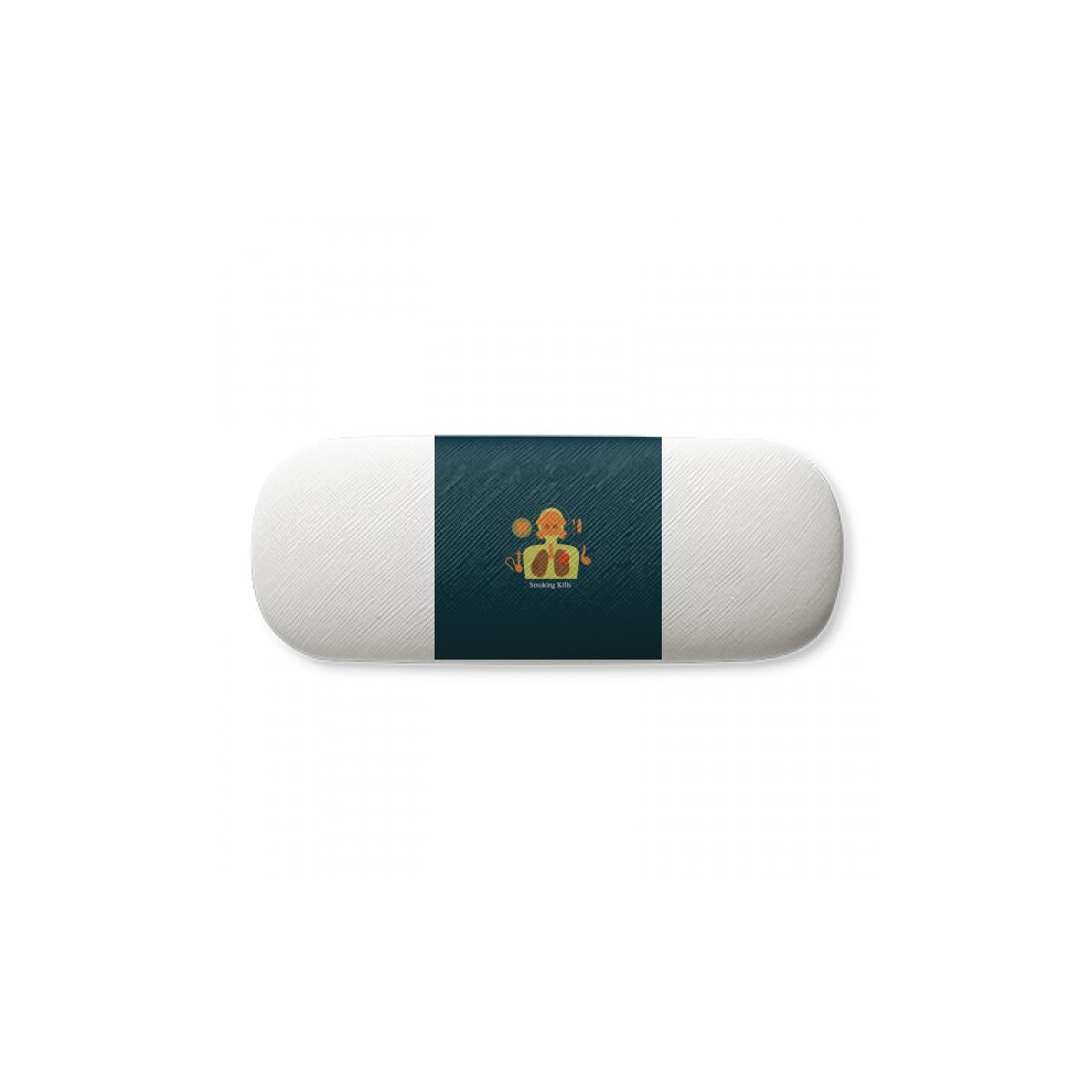 Diythinker Logo Smoking Kills Art Deco Fashion Glasses Case Eyeglasses Hard Shell Storage Spectacle Box