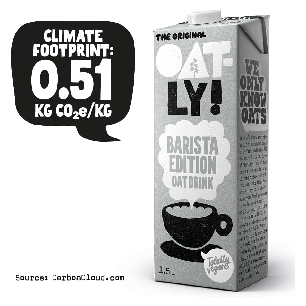 Oatly Barista Edition Large Pack Long Life (6 x 1.5 Litre)