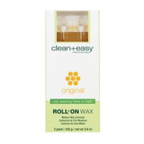 Clean+Easy Original Roll-On Wax Refill Cartridge Medium (3)