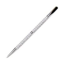 Cuccio Dual Ended Cuticle Pusher - Stainless Steel, Easy-Grip Handle, Removes Cuticles & Preps Natural Nails