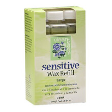 Clean+Easy Sensitive Wax Refill With Azulene & Chamomile Large (3)
